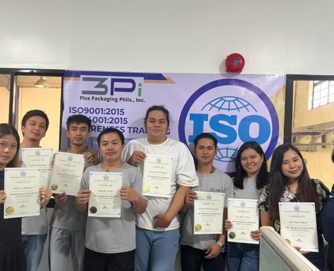 ISO9001 and ISO14001 Awareness Training of Plus Packaging Philippines Inc.