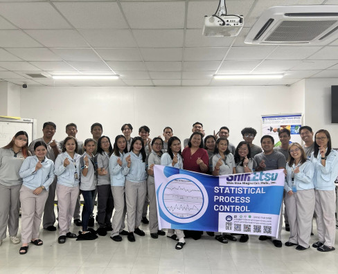 Statistical Process Control (SPC) training session at Shinetsu Magnetics Philippines